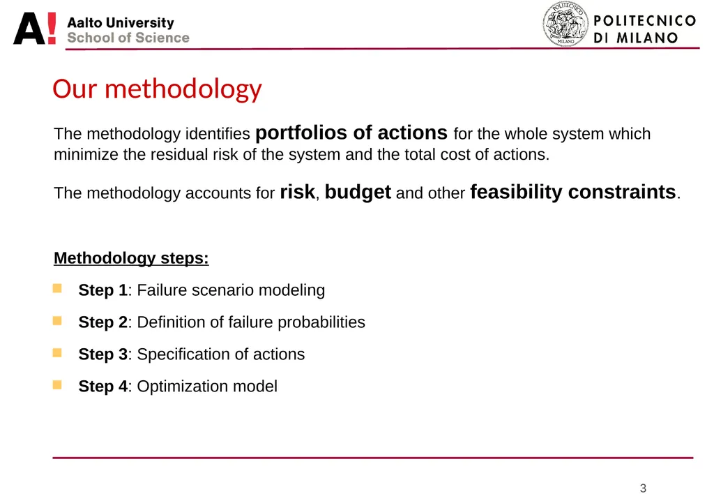 Bayesian approach for portfolio optimization of - slide 3 of 18
