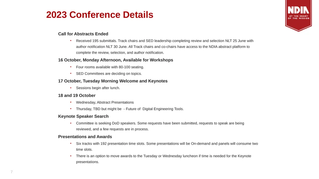 System Engineering Division Monthly Meeting June - slide 7 of 17