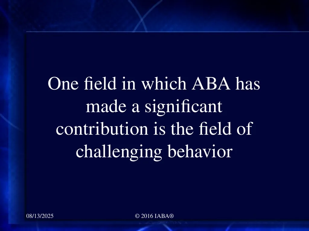 © 2016 Institute for Applied Behavior Analysis®, - slide 15 of 132