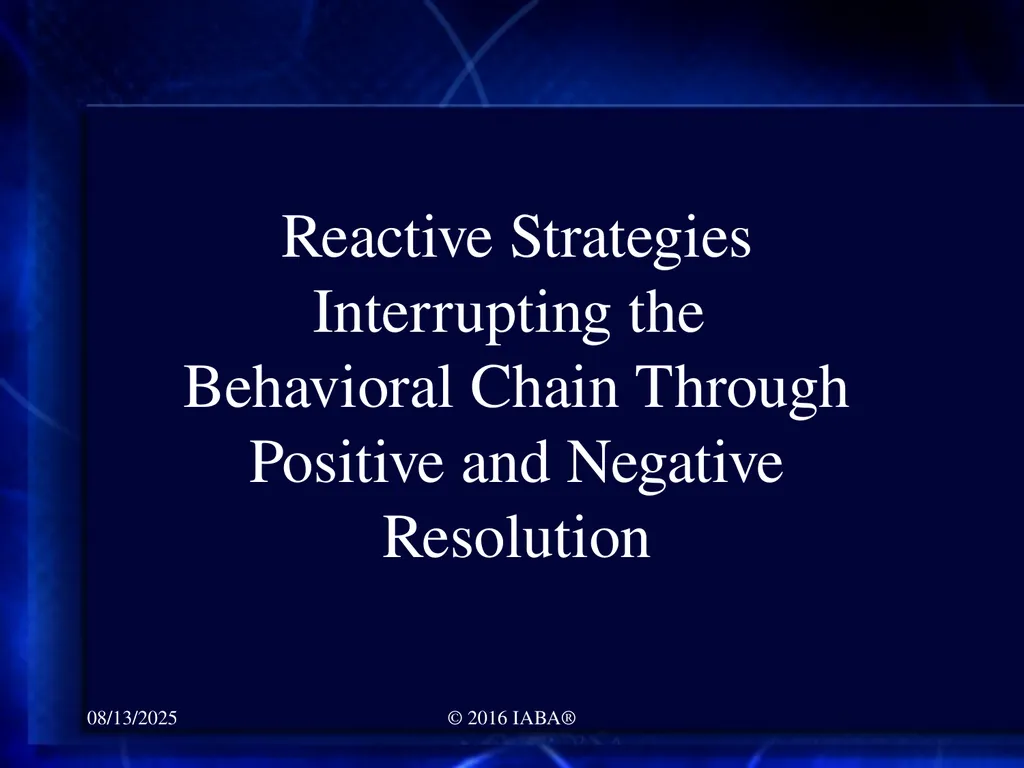 © 2016 Institute for Applied Behavior Analysis®, - slide 80 of 132