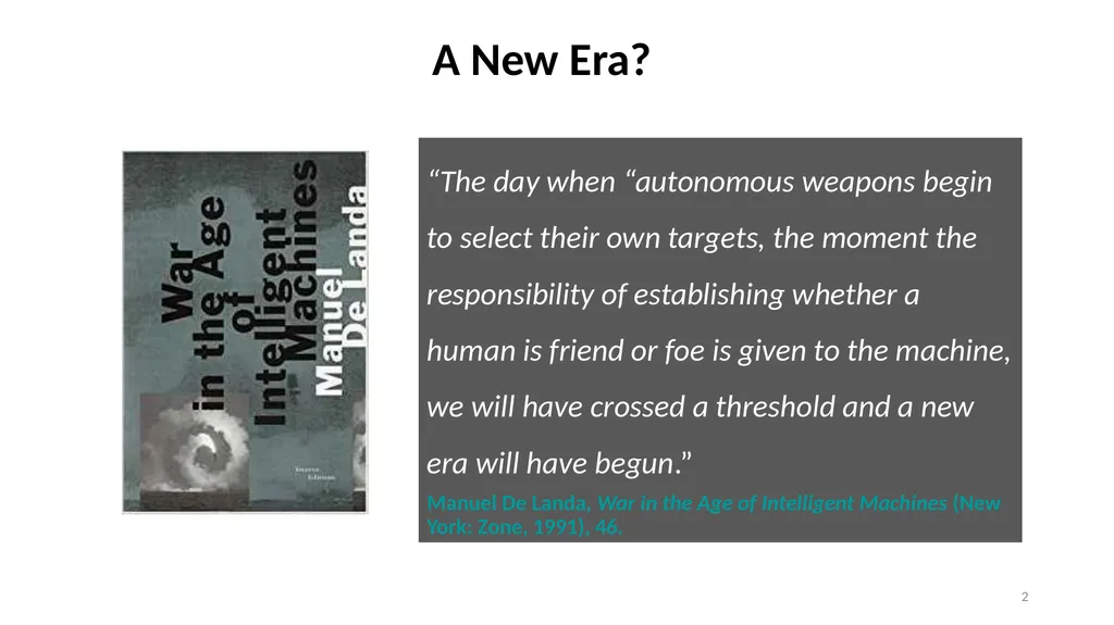 Clausewitz in the Age of Autonomy: The 7th - slide 2 of 41
