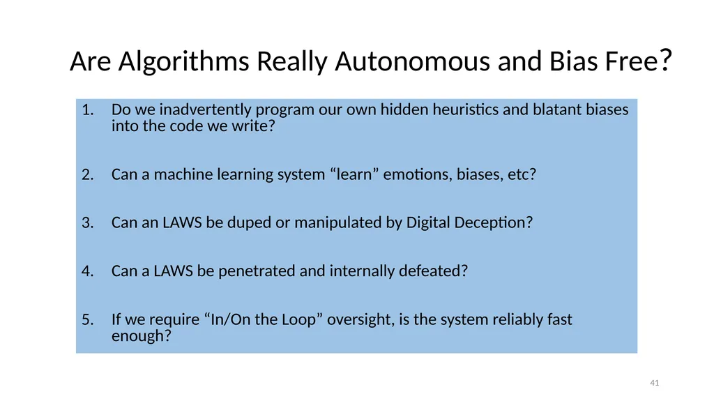 Clausewitz in the Age of Autonomy: The 7th - slide 41 of 41