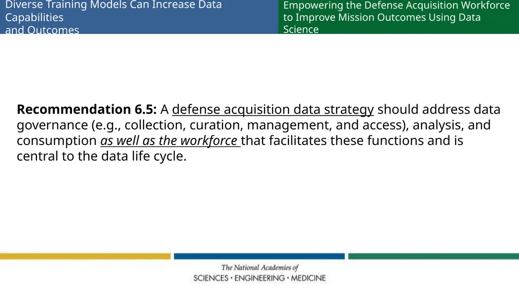 Empowering the Defense Acquisition Workforce to - slide 13 of 14