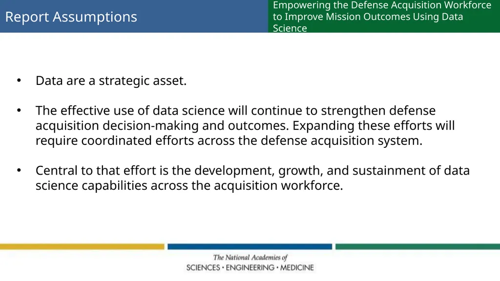 Empowering the Defense Acquisition Workforce to - slide 4 of 14