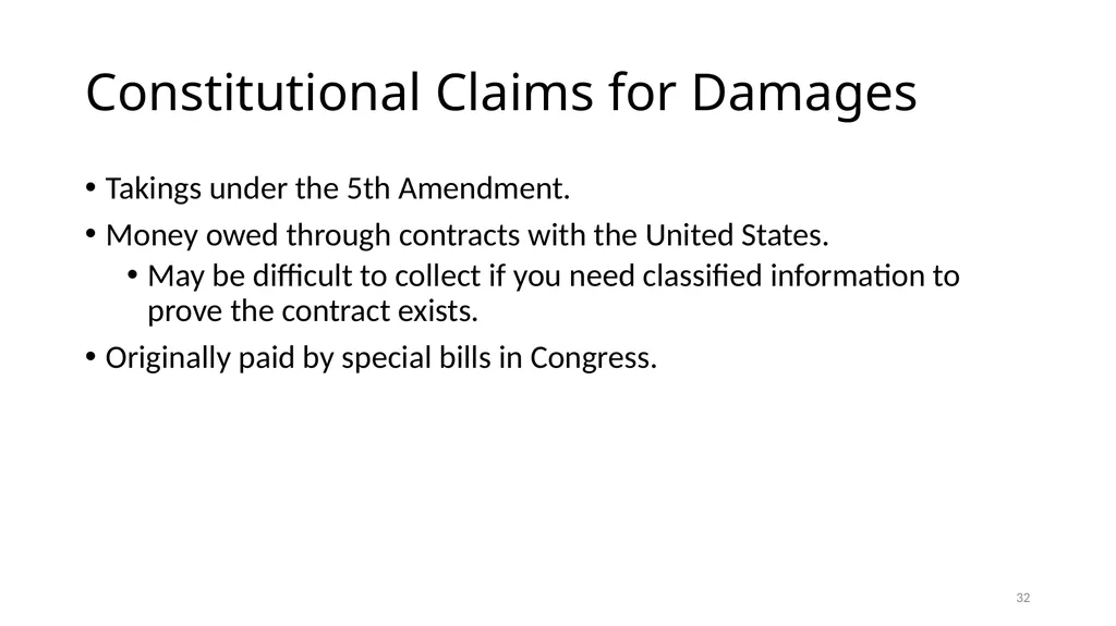 Chapter 5 - THE COURTS’ NATIONAL SECURITY POWERS 1 - slide 32 of 84