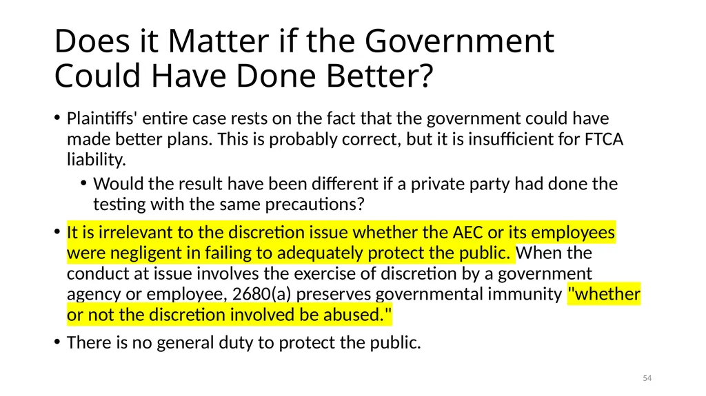 Chapter 5 - THE COURTS’ NATIONAL SECURITY POWERS 1 - slide 54 of 84