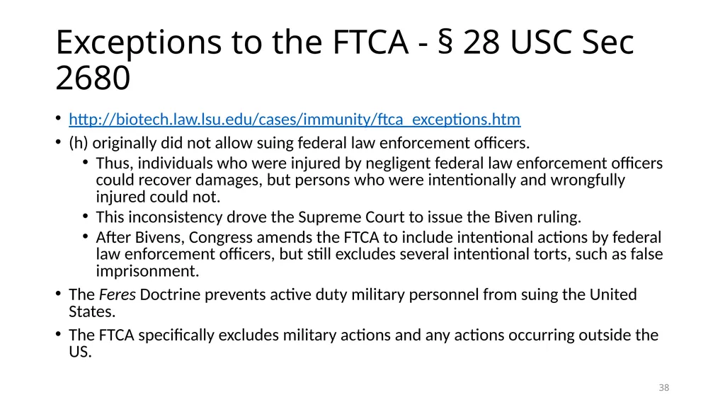 Chapter 5 - THE COURTS’ NATIONAL SECURITY POWERS 1 - slide 38 of 84
