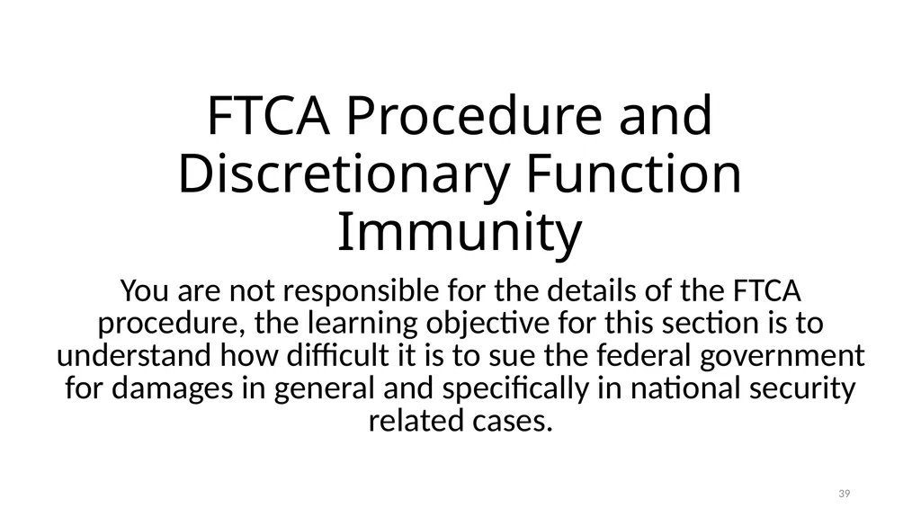Chapter 5 - THE COURTS’ NATIONAL SECURITY POWERS 1 - slide 39 of 84