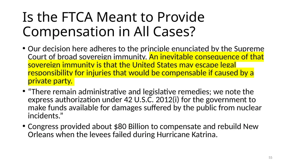 Chapter 5 - THE COURTS’ NATIONAL SECURITY POWERS 1 - slide 55 of 84