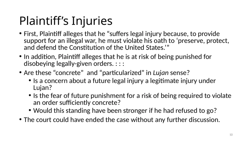 Chapter 5 - THE COURTS’ NATIONAL SECURITY POWERS 1 - slide 10 of 84