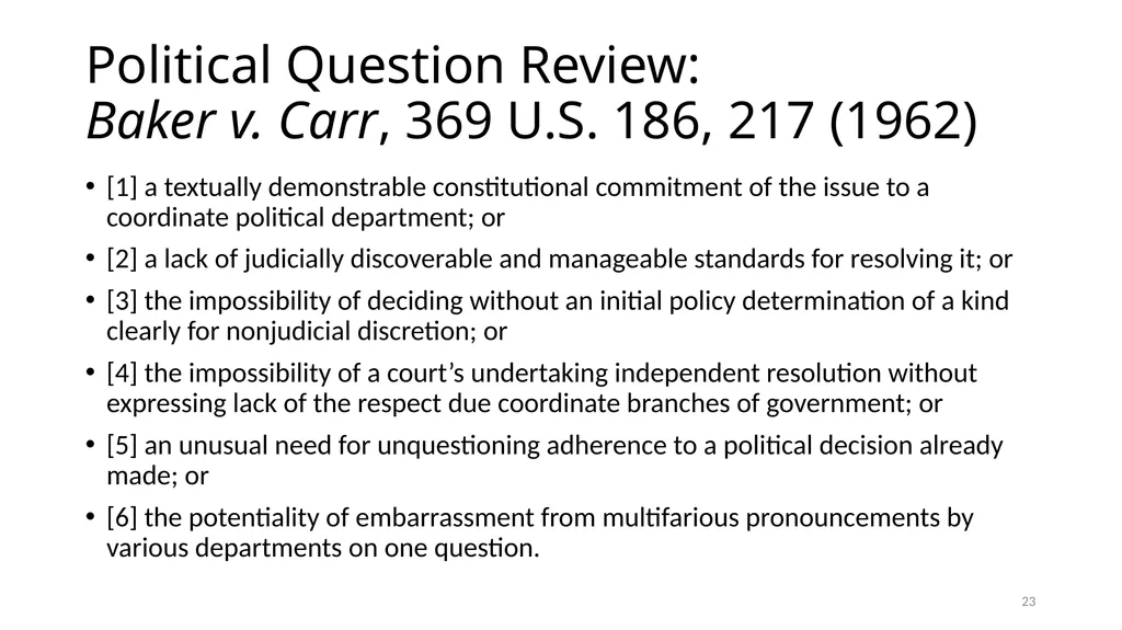 Chapter 5 - THE COURTS’ NATIONAL SECURITY POWERS 1 - slide 23 of 84