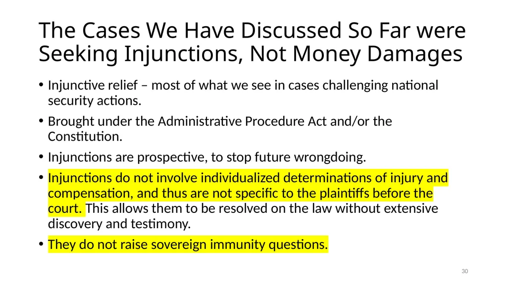 Chapter 5 - THE COURTS’ NATIONAL SECURITY POWERS 1 - slide 30 of 84