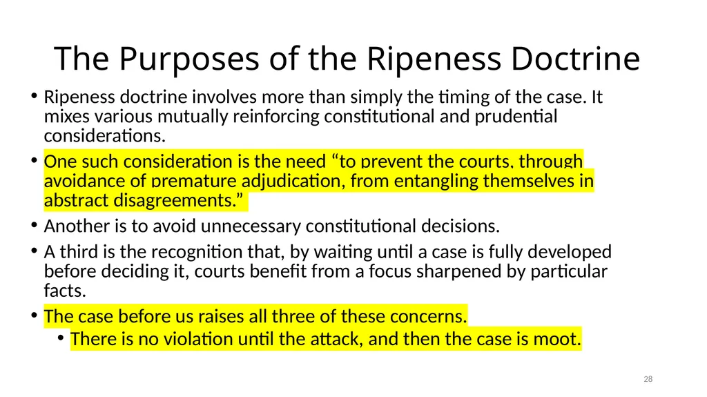 Chapter 5 - THE COURTS’ NATIONAL SECURITY POWERS 1 - slide 28 of 84