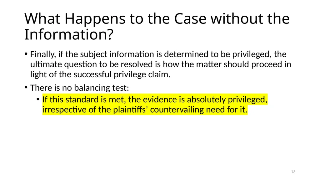 Chapter 5 - THE COURTS’ NATIONAL SECURITY POWERS 1 - slide 76 of 84
