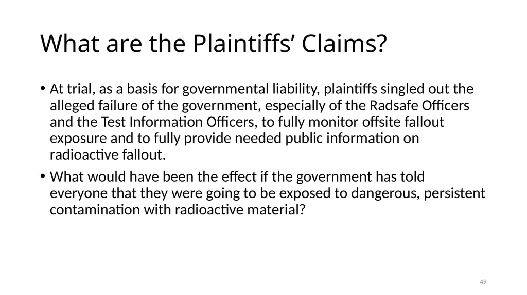 Chapter 5 - THE COURTS’ NATIONAL SECURITY POWERS 1 - slide 49 of 84