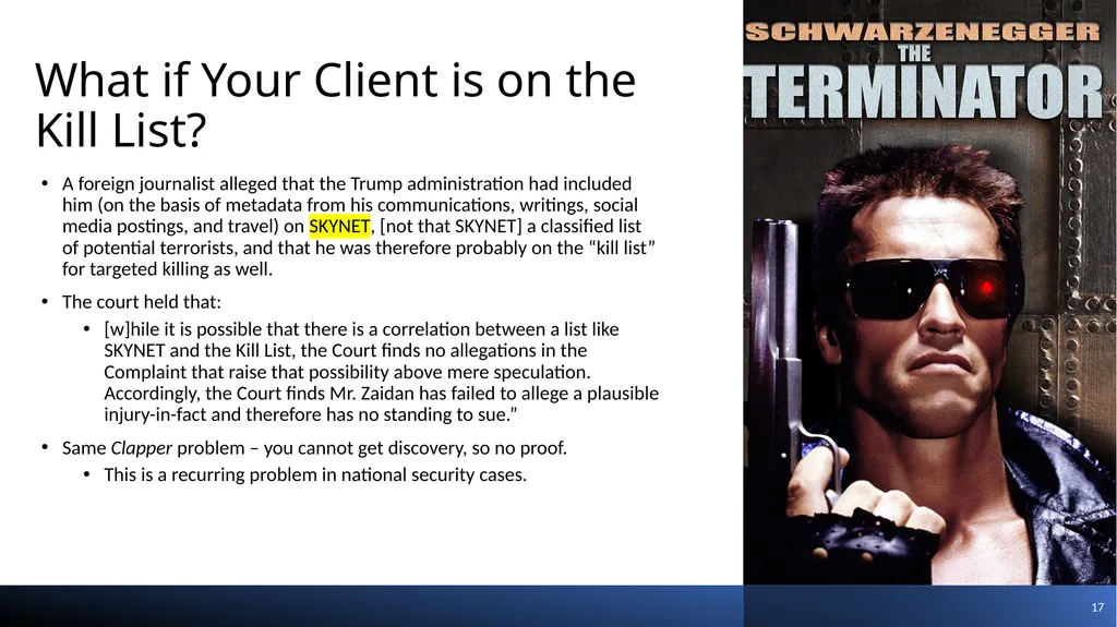 Chapter 5 - THE COURTS’ NATIONAL SECURITY POWERS 1 - slide 17 of 84