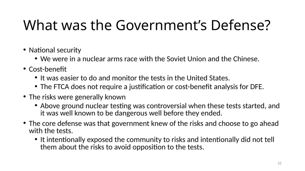 Chapter 5 - THE COURTS’ NATIONAL SECURITY POWERS 1 - slide 52 of 84