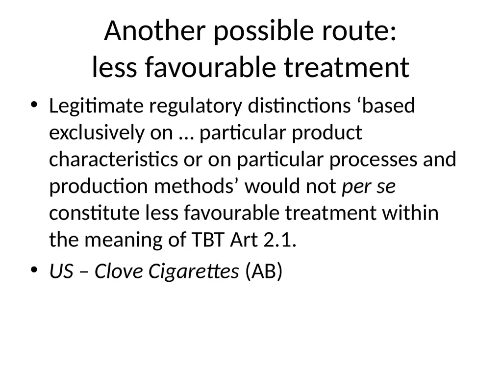 Unresolved Issues in WTO Law & climate change - slide 31 of 68