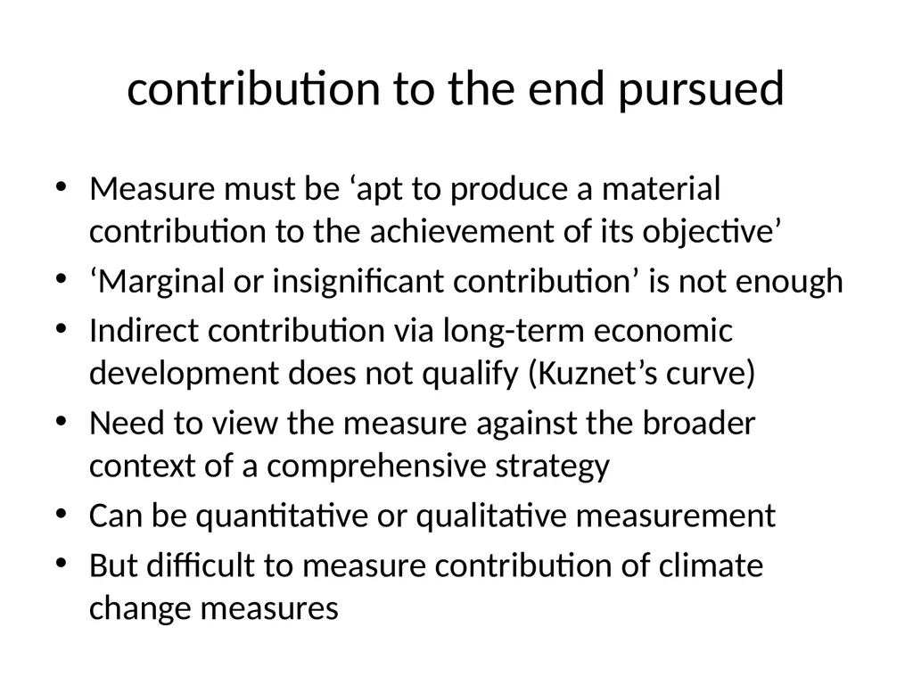 Unresolved Issues in WTO Law & climate change - slide 47 of 68