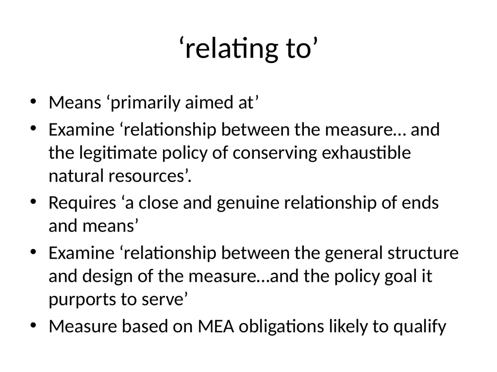 Unresolved Issues in WTO Law & climate change - slide 42 of 68