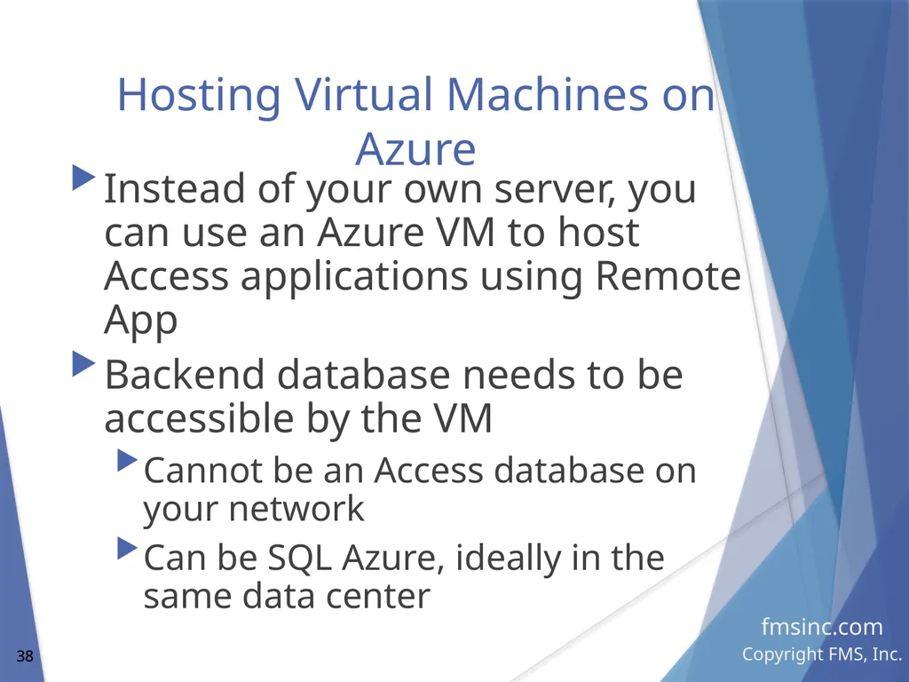 Microsoft Access Database Evolution from the - slide 38 of 41