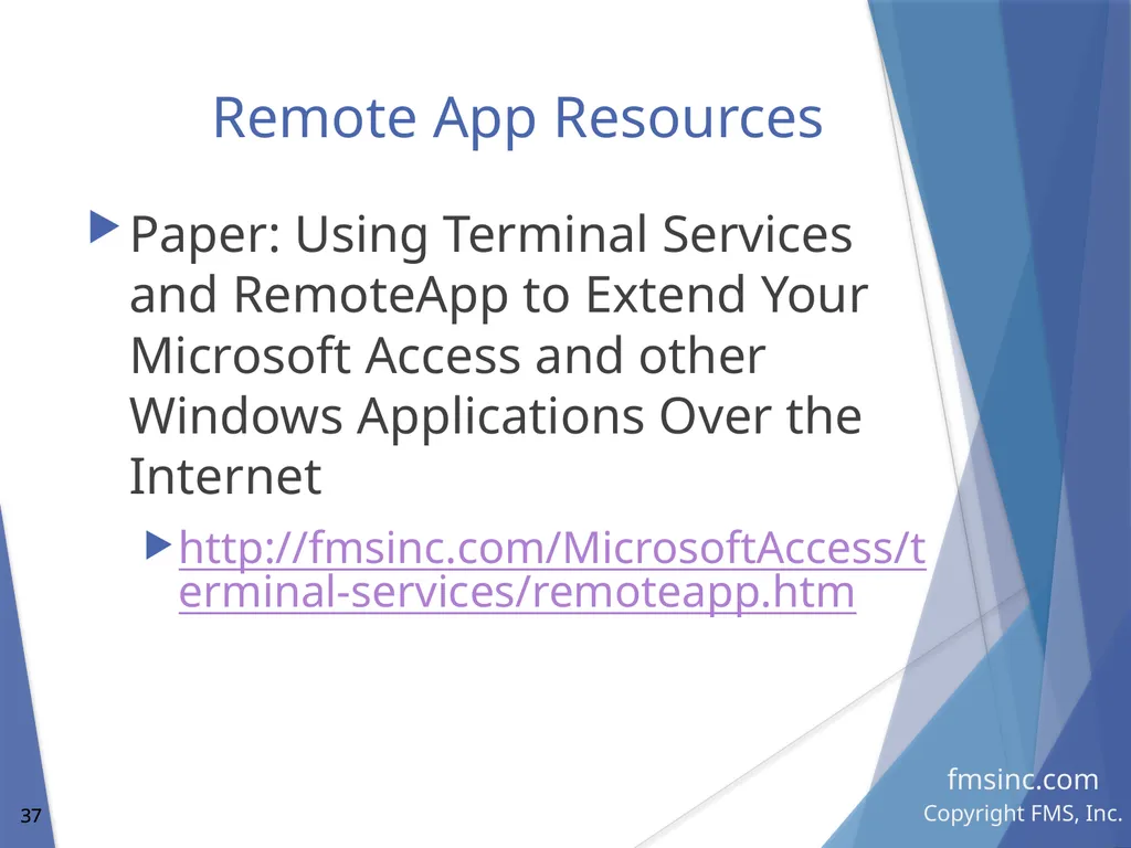 Microsoft Access Database Evolution from the - slide 37 of 41