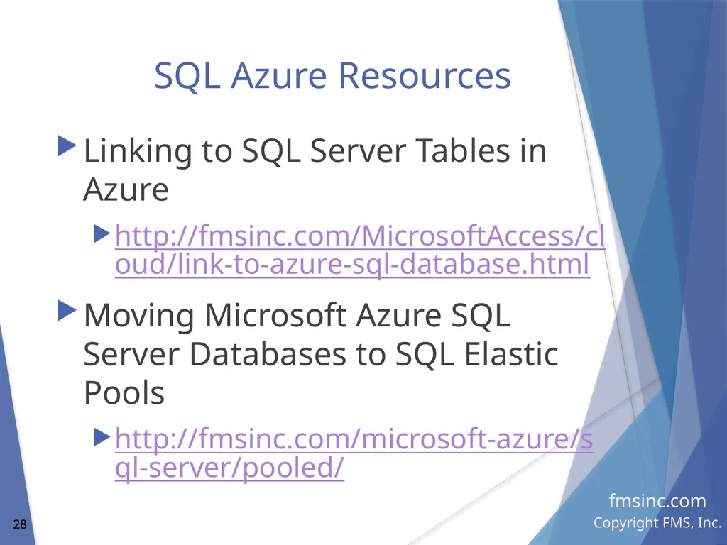 Microsoft Access Database Evolution from the - slide 28 of 41