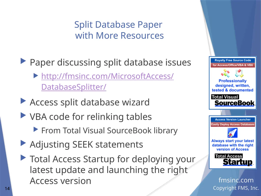 Microsoft Access Database Evolution from the - slide 14 of 41
