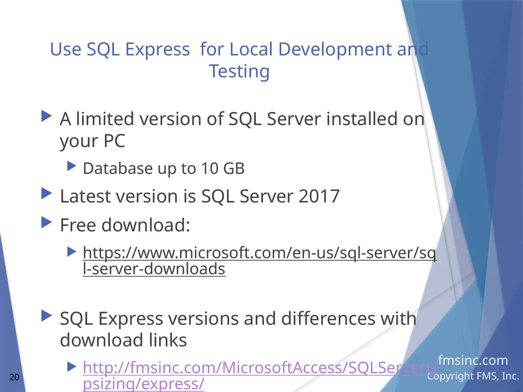 Microsoft Access Database Evolution from the - slide 20 of 41