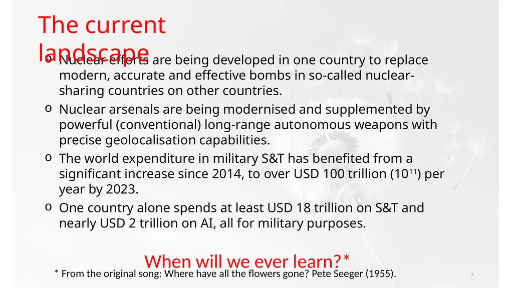 Nuclear Weapons Production, Control and Threat - slide 7 of 12