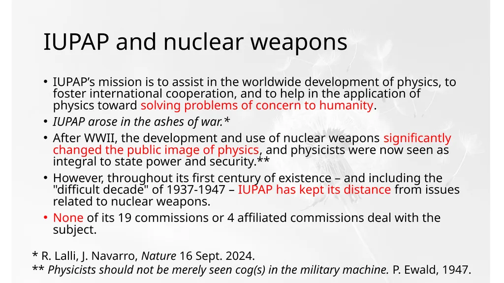Nuclear Weapons Production, Control and Threat - slide 5 of 12