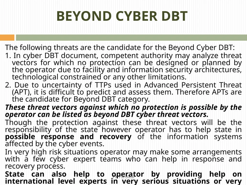 Methodologies and approaches useful for Cyber - slide 13 of 17