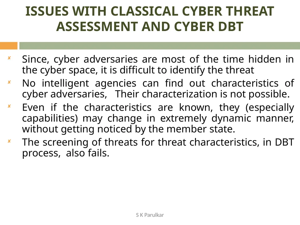 Methodologies and approaches useful for Cyber - slide 5 of 17