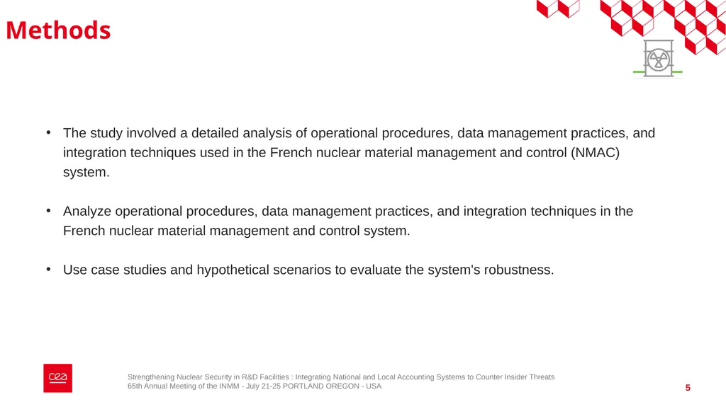 Strengthening Nuclear Security in R&D Facilities - slide 5 of 23