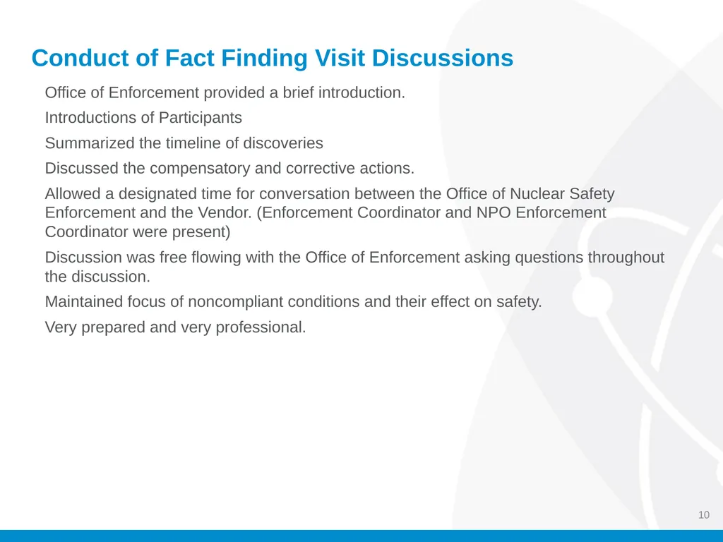 Energy Facility Contractors Group (EFCOG) Safety - slide 10 of 13