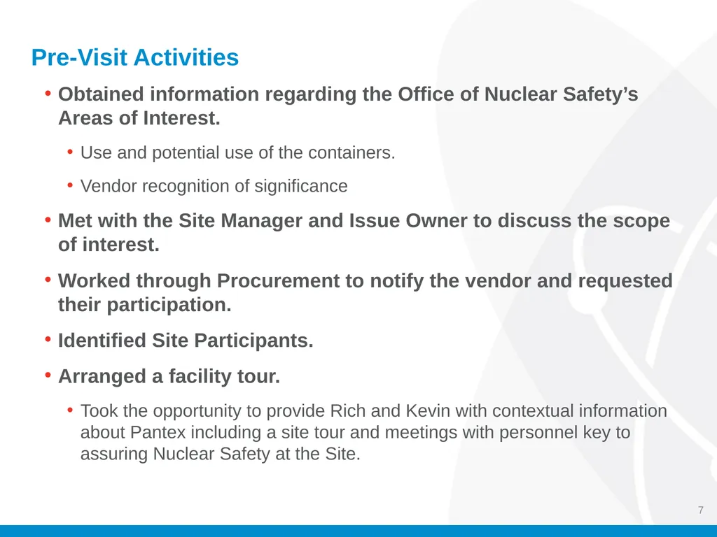 Energy Facility Contractors Group (EFCOG) Safety - slide 7 of 13