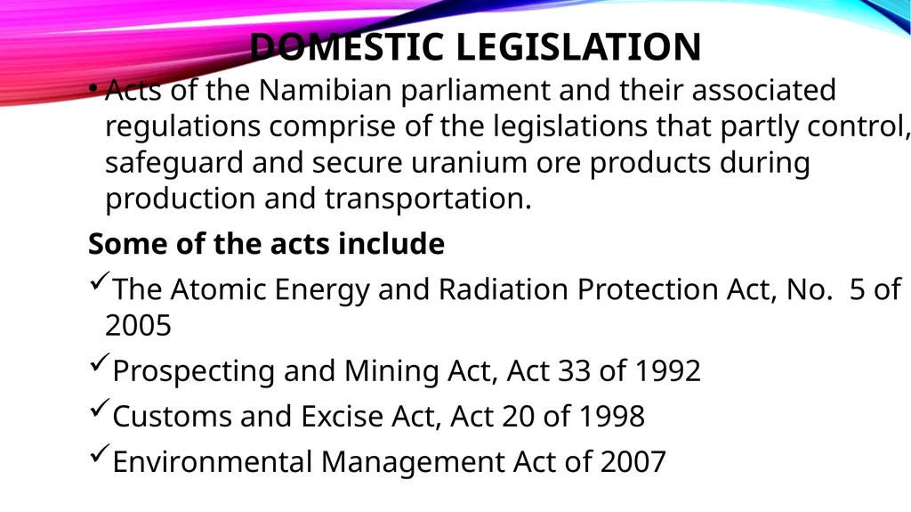 NUCLEAR SAFETY, SECURITY AND SAFEGUARDS IN THE - slide 14 of 29