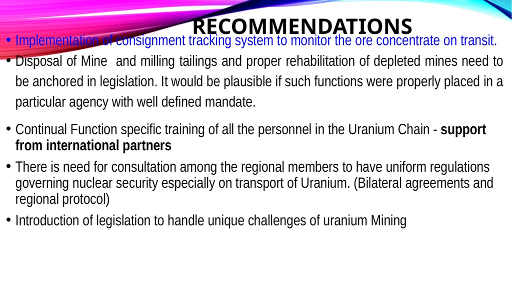 NUCLEAR SAFETY, SECURITY AND SAFEGUARDS IN THE - slide 28 of 29