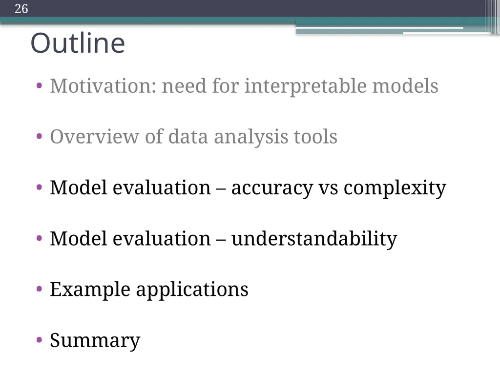 Trade-offs in Explanatory Model Learning DCAP - slide 26 of 53