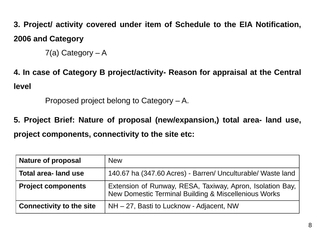 Development of Maryada Purushottam Shriram Airport - slide 8 of 56