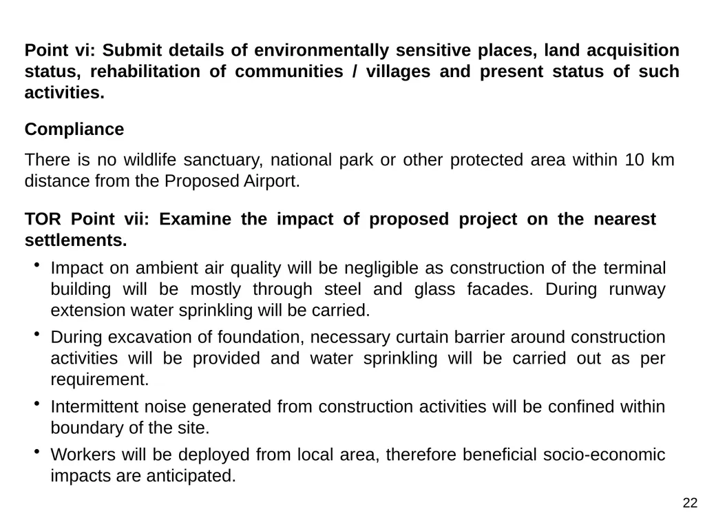 Development of Maryada Purushottam Shriram Airport - slide 22 of 56