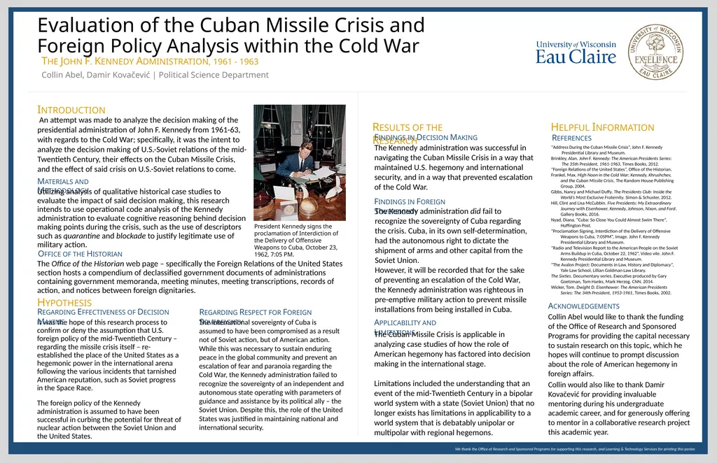 Evaluation of the Cuban Missile Crisis and Foreign