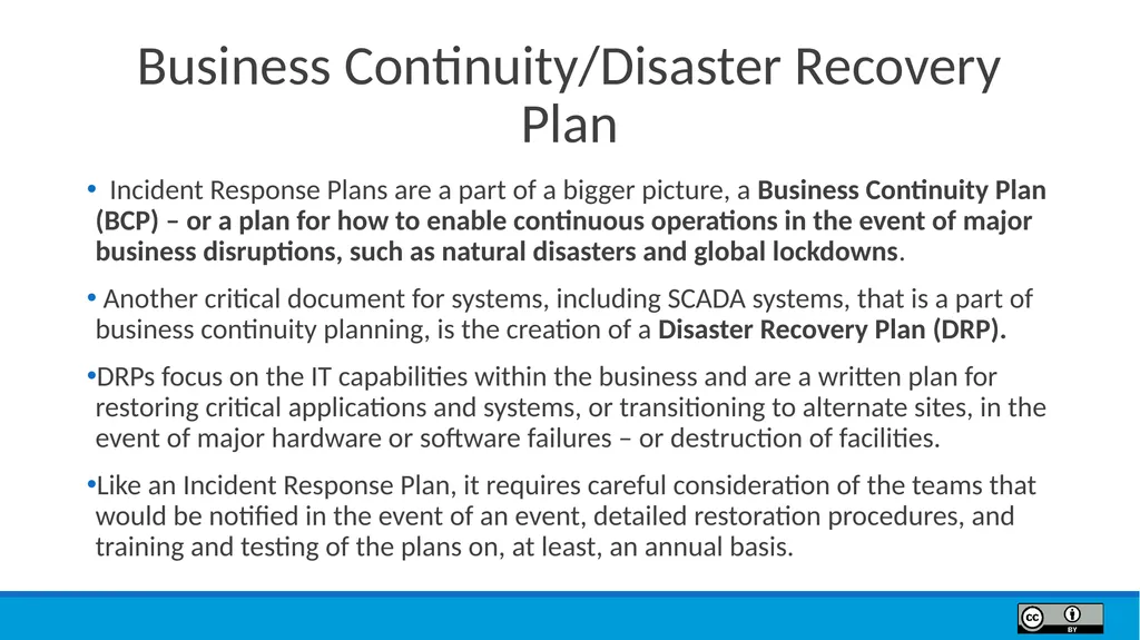 Module 9 Incident Response Lesson Objectives 9.1 - slide 33 of 39