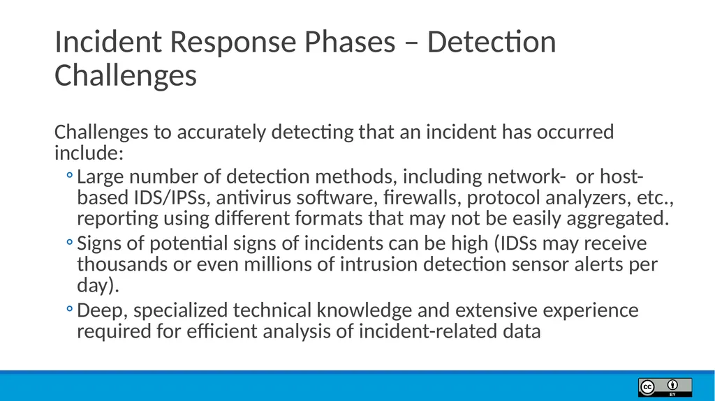 Module 9 Incident Response Lesson Objectives 9.1 - slide 11 of 39