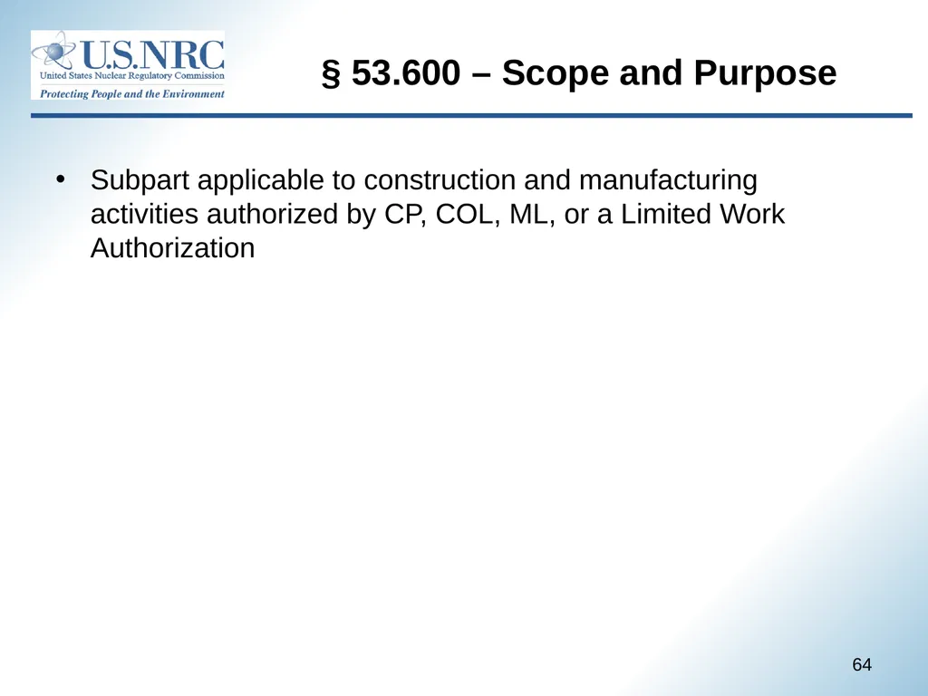 April 22, 2021 1 Advisory Committee on Reactor - slide 64 of 80