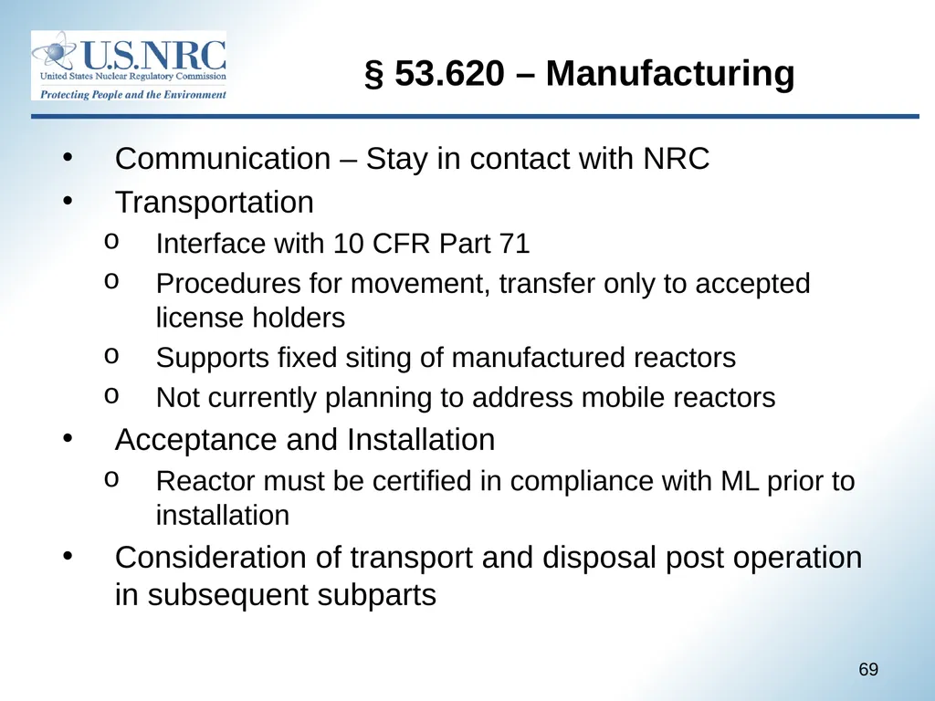 April 22, 2021 1 Advisory Committee on Reactor - slide 69 of 80