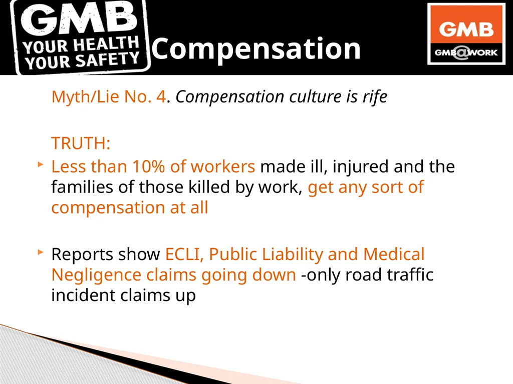 Dan Shears GMB National H&S Department 8th April - slide 14 of 34