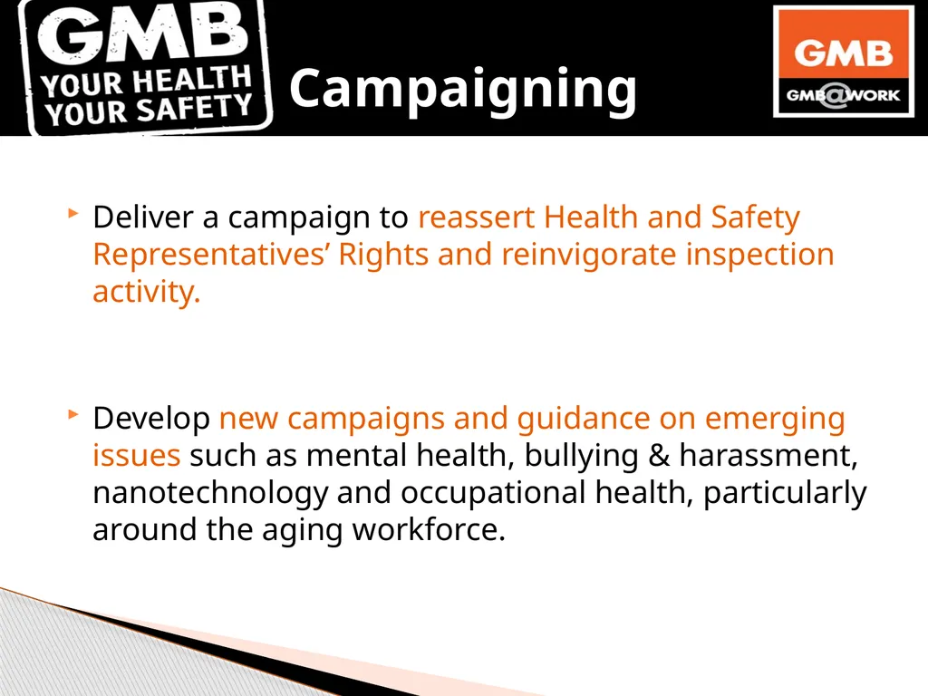 Dan Shears GMB National H&S Department 8th April - slide 25 of 34