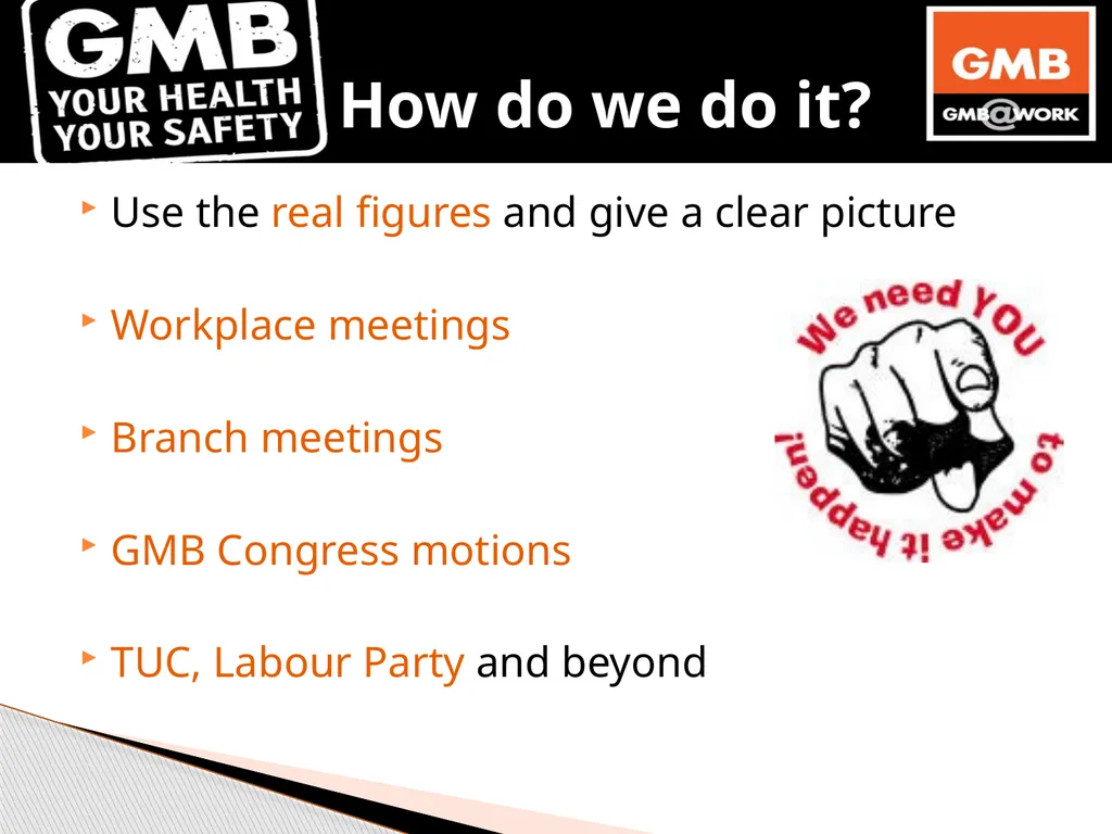 Dan Shears GMB National H&S Department 8th April - slide 27 of 34