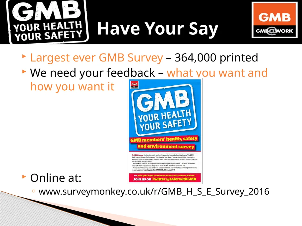 Dan Shears GMB National H&S Department 8th April - slide 28 of 34